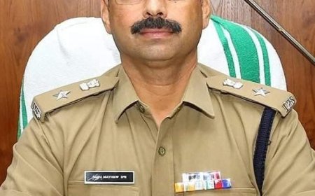 ഇടുക്കിയുടെ പുതിയ എസ്.പി ആയി സാബു മാത്യു നിയമിതനായി