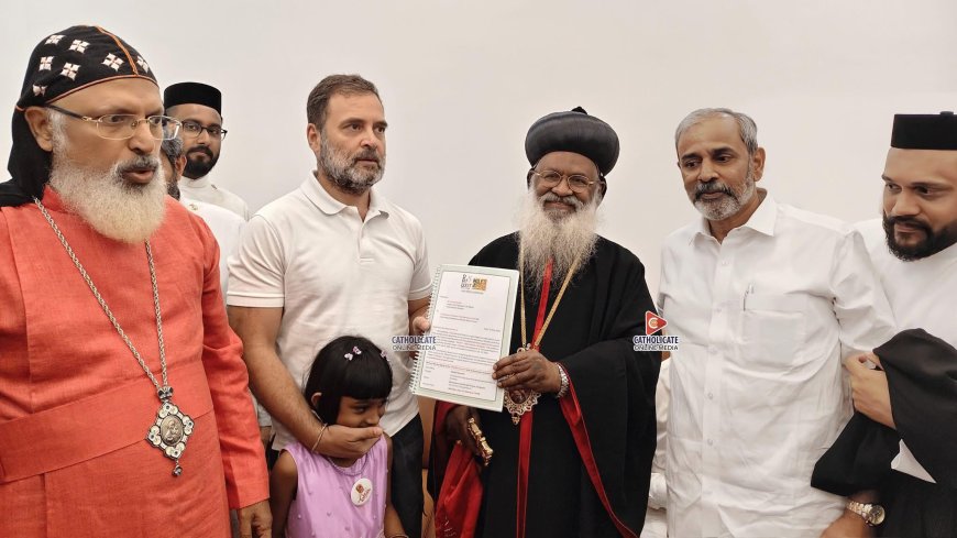 ഓർത്തഡോക്സ് യുവജനപ്രസ്ഥാനം ലഹരിവിരുദ്ധ പ്രവർത്തനങ്ങൾക്ക് തുടർച്ച നൽകണം: രാഹുൽ ഗാന്ധി