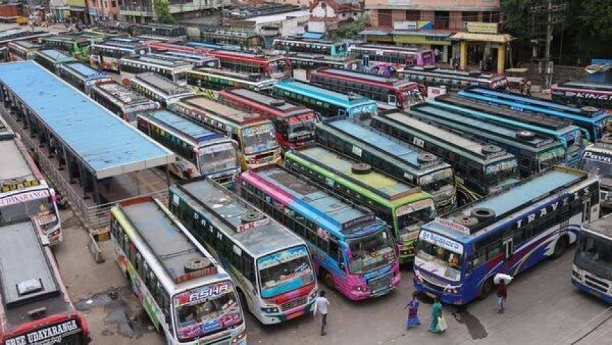 സംസ്ഥാനത്ത് ജൂലായ് 22 മുതല് അനിശ്ചിതകാല സ്വകാര്യ ബസ് പണിമുടക്ക്