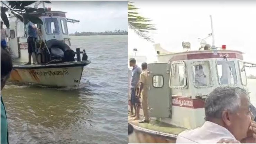 കോട്ടയം വൈക്കം മുറിഞ്ഞപുഴയില് വള്ളം മറിഞ്ഞ് അപകടം