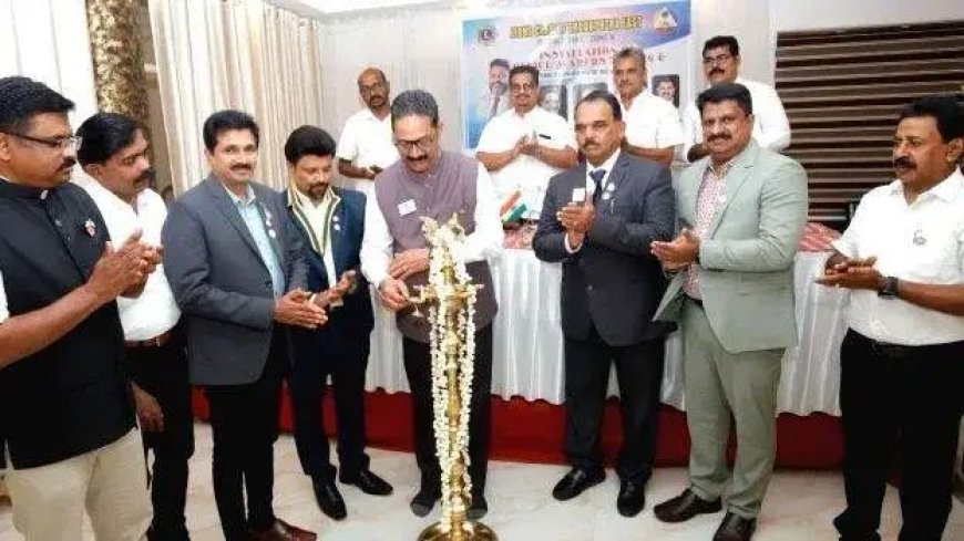 ലയണ്‍സ് ക്ലബ് ഓഫ് തൊടുപുഴ ഈസ്റ്റിന്റെ 2025- 26 വർഷത്തെ ഭാരവാഹികളുടെ സ്ഥാനാരോഹണവും വിവിധ പദ്ധതികളുടെ ഉദ്ഘാടനവും നടന്നു