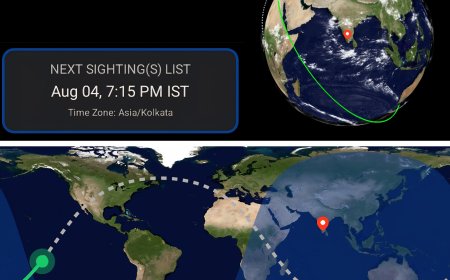 അന്താരാഷ്ട്ര ബഹിരാകാശ നിലയം ആകാശത്ത് ദൃശ്യമാകും: കേരളത്തിൽനിന്ന് ഓഗസ്റ്റ് 4-ന് മനോഹര ദൃശ്യം കാണാനാകും