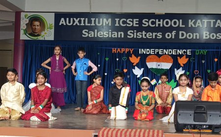 കട്ടപ്പന ഓക്സീലിയം സ്കൂളിൽ സ്വാതന്ത്ര്യ ദിനാഘോഷ പരിപാടി സംഘടിപ്പിച്ചു.