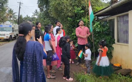 തുളസിപ്പാറ അംഗൻവാടിയിൽ  സ്വാതന്ത്ര്യദിനാഘോഷം നടന്നു