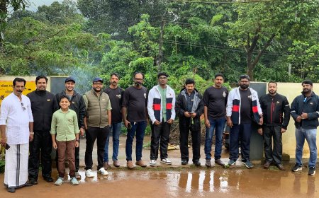 സ്വാതന്ത്ര്യദിനം : മൗണ്ടൻ റോയൽ ബുള്ളറ്റ് ക്ലബ്ബിന്റെ സേവനയാത്ര