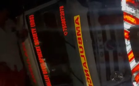 ആംബുലൻസ് അപകടത്തിൽ പെട്ടു