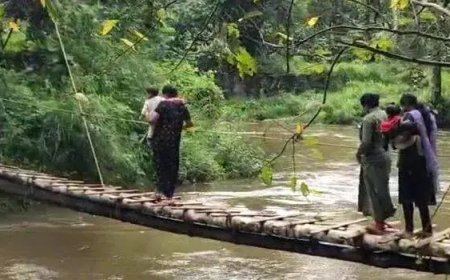 കക്കാട്ടുകട തോവരയാർ കുഴിയോടിപ്പടിയിലെ കോൺക്രീറ്റ് പാലം : നിർമ്മാണം നിലച്ചതോടെ നാട്ടുകാർക്ക് യാത്രാദുരിതം