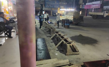 കട്ടപ്പന ബസ് സ്റ്റാൻഡ് : അപകടം ഒഴിവാക്കാൻ  നടപടി സ്വീകരിച്ച് കട്ടപ്പന നഗരസഭ