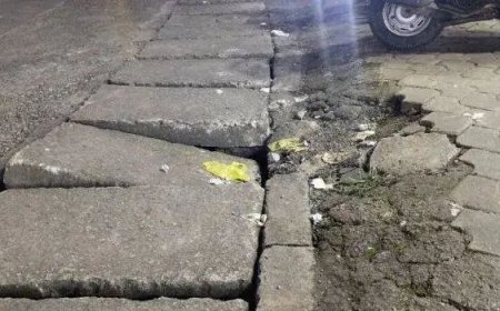 ഓടകളുടെ സ്ലാബുകള്‍ തകര്‍ന്ന് അപകടാവസ്ഥയില്‍