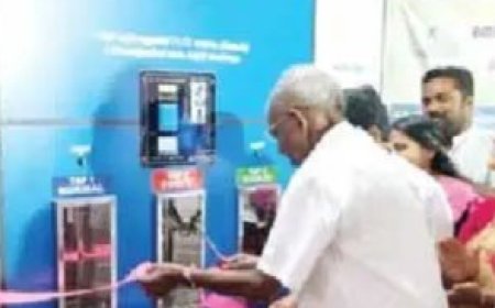 പൊതു ജനങ്ങൾക്കായി വാട്ടർ എടിഎം : ഒരു രൂപയ്ക്ക് ഒരു ലിറ്റര്‍ കുടിവെള്ളം