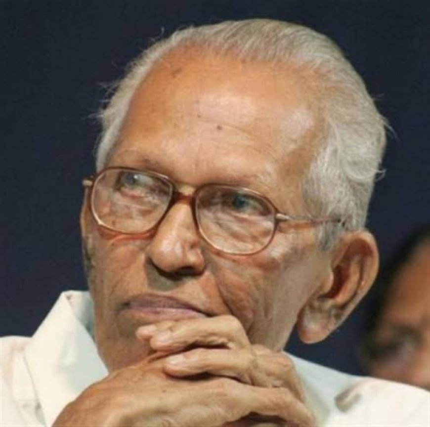 പ്രൊഫസർ എം.കെ  സാനു – കേരള സാംസ്കാരിക ചരിത്രത്തിലെ അതുല്യ ശബ്ദം