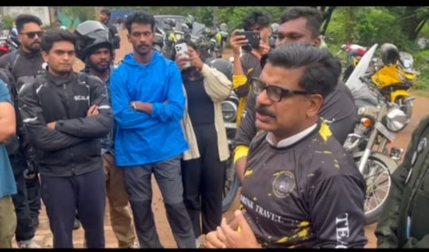 "അരുത് ആത്മഹത്യ അരുത്" എന്ന സന്ദേശം ഉയർത്തിയുള്ള റൈഡ് മുവാറ്റുപുഴയിൽ നിന്നും ആരംഭിച്ചു.