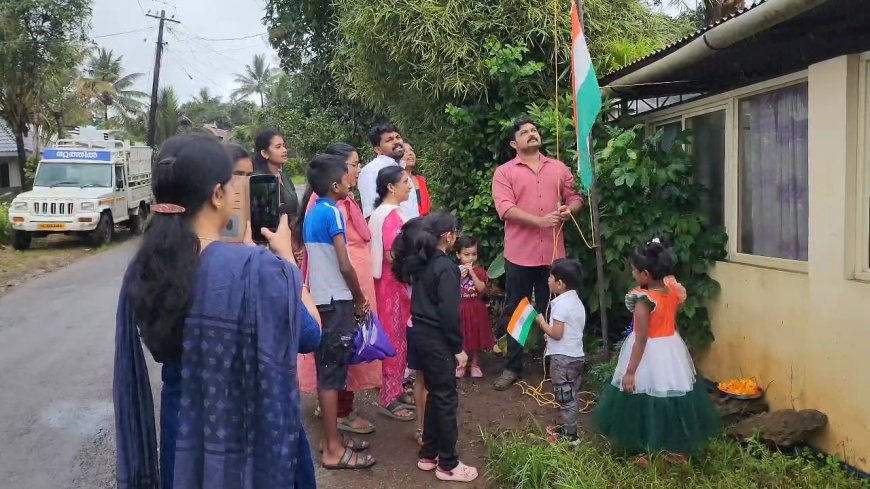 തുളസിപ്പാറ അംഗൻവാടിയിൽ  സ്വാതന്ത്ര്യദിനാഘോഷം നടന്നു