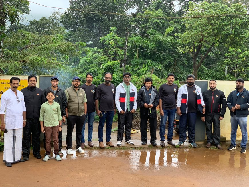 സ്വാതന്ത്ര്യദിനം : മൗണ്ടൻ റോയൽ ബുള്ളറ്റ് ക്ലബ്ബിന്റെ സേവനയാത്ര