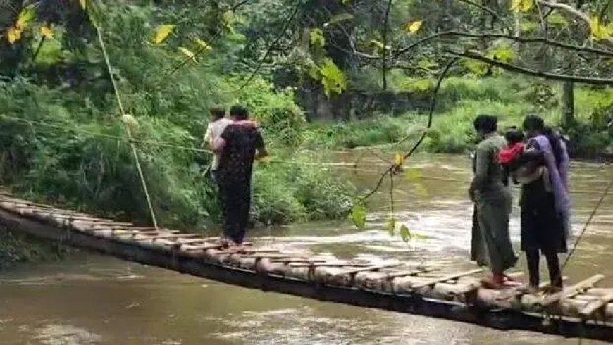 കക്കാട്ടുകട തോവരയാർ കുഴിയോടിപ്പടിയിലെ കോൺക്രീറ്റ് പാലം : നിർമ്മാണം നിലച്ചതോടെ നാട്ടുകാർക്ക് യാത്രാദുരിതം