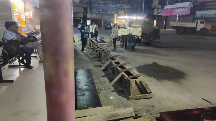 കട്ടപ്പന ബസ് സ്റ്റാൻഡ് : അപകടം ഒഴിവാക്കാൻ  നടപടി സ്വീകരിച്ച് കട്ടപ്പന നഗരസഭ