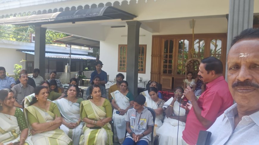 കട്ടപ്പന സൂര്യതേജസ്സ് NSS കുടംബ യോഗത്തിൽ ഓണാഘോഷ പരിപാടികൾ സംഘടിപ്പിച്ചു.