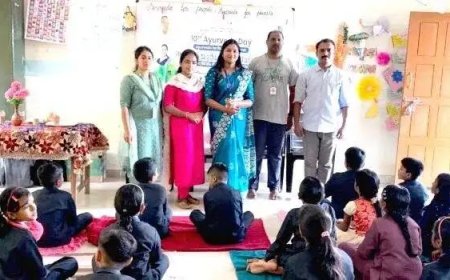 പച്ചടി ശ്രീനാരായണ എല്‍.പി സ്‌കൂളില്‍ ആയുർവേദ ദിനാചരണം സംഘടിപ്പിച്ചു