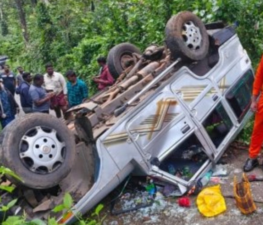 നെടുംങ്കണ്ടത്ത് തൊഴിലാളികളുമായി വന്ന ജീപ്പ് മറിഞ്ഞു.