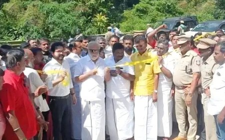 കുമളിയിൽ തമിഴ്നാട് ഭാഗത്ത് അത്യാധുനിക സൗകര്യങ്ങളോടെ നിർമ്മിച്ച പുതിയ ബസ് സ്റ്റാൻഡ് തുറന്നുകൊടുത്തു