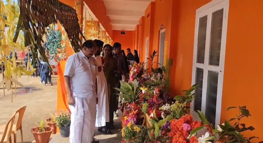 കുട്ടികൾക്ക് നവ്യാനുഭവമായി വെള്ളയാംകുടി സെൻ്റ് ജെറോംസ് യൂ പി സ്കൂളിലെ പുഷ്പമേള