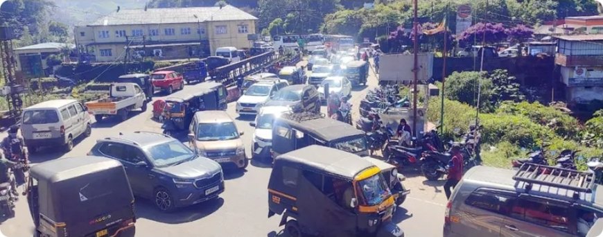 ക്രിസ്മസ് അവധി മൂന്നാറിൽ സഞ്ചാരികളുടെ വൻ തിരക്ക്