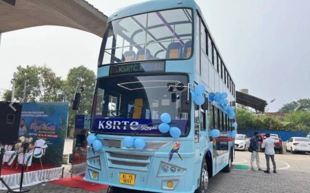 പുതുവർഷത്തിൽ മൂന്നാറിന് പുതുസമ്മാനം; കെഎസ്ആർടിസിയുടെ രണ്ടാമത്തെ ഡബിൾഡെക്കർ ബസ് സർവീസ് ആരംഭിച്ചു
