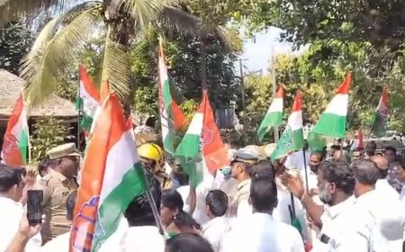 ശബരിമല സ്വർണക്കൊള്ള : ഇടുക്കി താലൂക്ക് ഓഫീസിലേക്ക് നടത്തിയ കോൺഗ്രസ് മാർച്ചിൽ സംഘർഷം