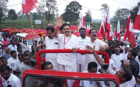 ജോസ് കെ. മാണി നയിക്കുന്ന എൽഡിഎഫ് മധ്യമേഖല ജാഥയ്ക്ക് ഇടുക്കിയിൽ വൻ സ്വീകരണം