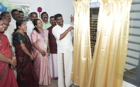 മച്ചിപ്ലാവ് സർക്കാർ ഹൈസ്കൂളിന് ആധുനിക കെട്ടിടം; ഉദ്ഘാടനം ദേവികുളം എം.എൽ.എ എ. രാജ നിർവഹിച്ചു