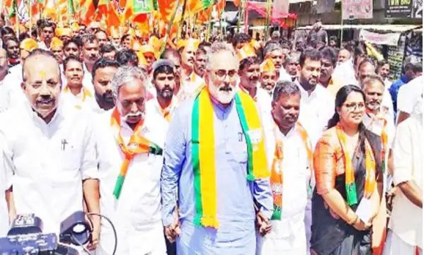 ആയിരങ്ങൾ അണിനിരന്ന സ്വീകരണയോഗം; മൂന്നാറിൽ ബിജെപി ശക്തിപ്രകടനം