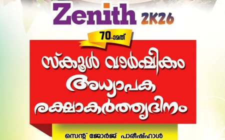 സെന്റ് ജോർജ് എൽ.പി സ്കൂൾ കട്ടപ്പന ; സ്കൂൾ വാർഷികവും അധ്യാപക രക്ഷാകർത്തൃ ദിനവും മാർച്ച് 3 ന്
