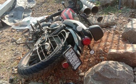 ബൈക്കപകടം യുവാവ് മരണപെട്ടു.