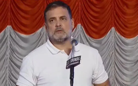 ജനങ്ങൾക്ക് അഞ്ച് ഗ്യാരണ്ടി പ്രഖ്യാപിച്ച് യുഡിഎഫ്;  വാഗ്ദാനങ്ങളുമായി രാഹുല്‍ ഗാന്ധി