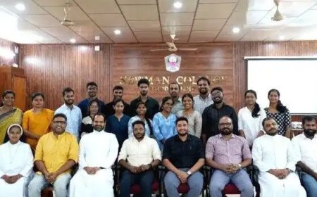 കോളേജ് വിദ്യാർത്ഥികൾക്കായി സംസ്ഥാനതല ബെസ്റ്റ് സ്പീക്കർ അവാർഡ് മത്സരം ന്യൂമാൻ കോളേജിൽ നടന്നു