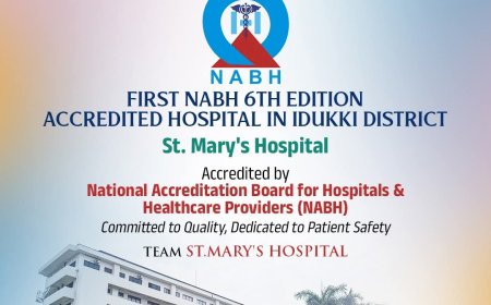 തൊടുപുഴ സെന്റ് മേരീസ് ആശുപത്രിക്ക് എൻ.എ.ബി.എച്ച് അംഗീകാരം