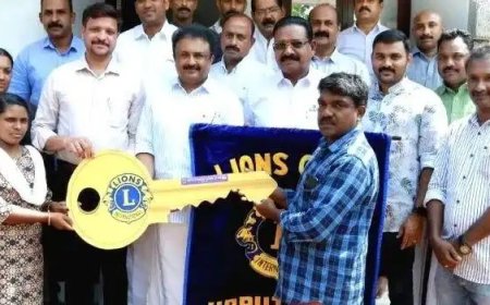 ലയണ്‍സ് ക്ലബ്ബ് ഉപ്പുതറ: രണ്ടാമത്തെ വീടിന്റെ താക്കോല്‍ ദാനം നിര്‍വഹിച്ചു