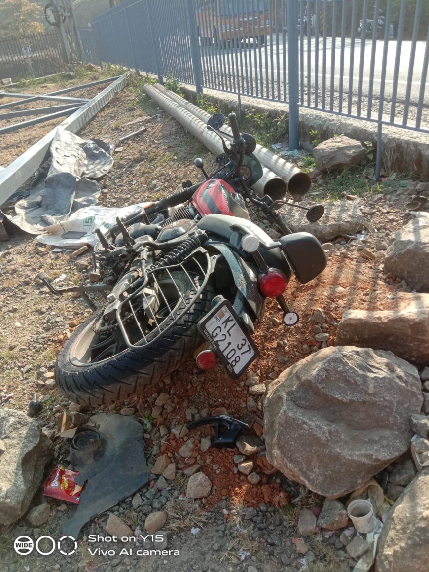 ബൈക്കപകടം യുവാവ് മരണപെട്ടു.