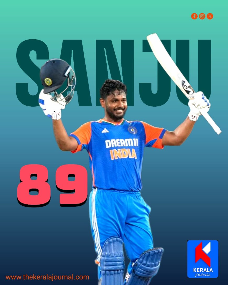 കോലിയുടെ ചരിത്ര റെക്കോർഡിനൊപ്പം സഞ്ജു; വെടിക്കെട്ട് ഫിഫ്റ്റിയോടെ വാംഖഡെയിൽ അപൂർവ നേട്ടം