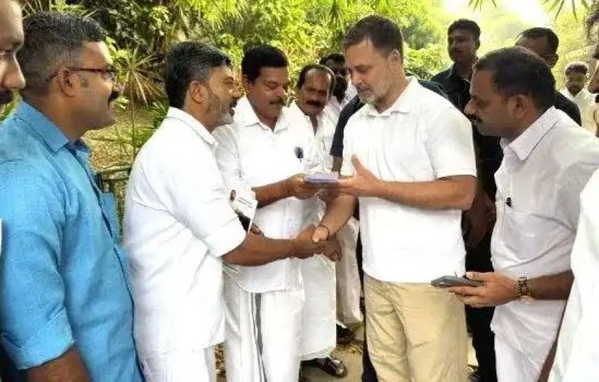 മുല്ലപ്പെരിയാർ : രാഹുല്‍ ഗാന്ധിക്ക് നിവേദനം നൽകി സമരസമിതി