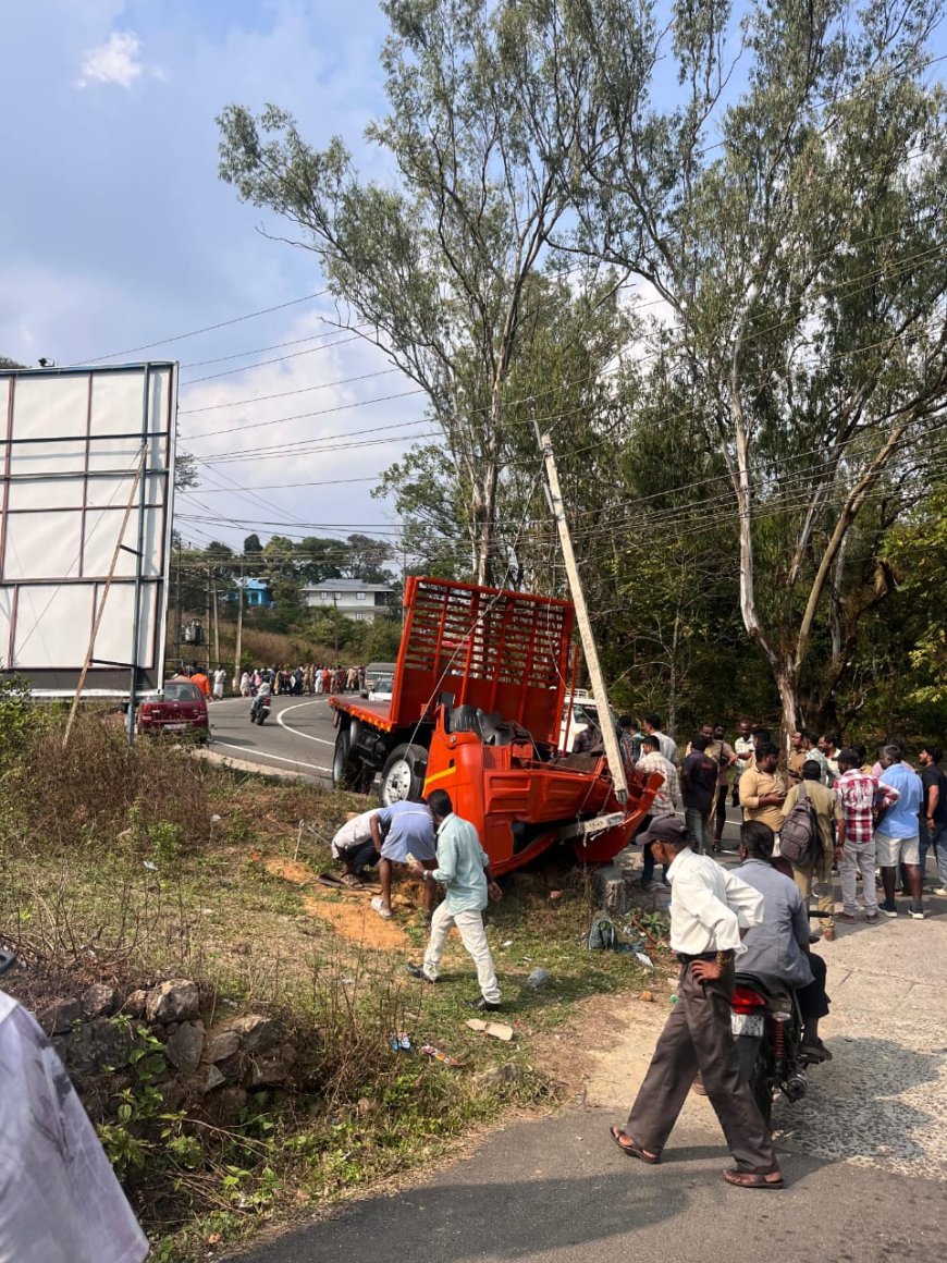 മേമലയിൽ വാഹനാപകടം ഒരാൾക്ക് ഗുരുതര പരിക്ക്..