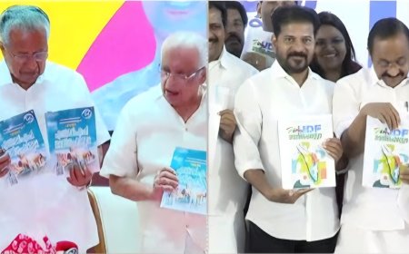 നിയമസഭാ തെരഞ്ഞെടുപ്പ് : പ്രകടനപത്രികകള്‍ പുറത്തിറക്കി മുന്നണികൾ