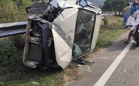 കട്ടപ്പന-കുട്ടിക്കാനം മലയോര ഹൈവേയിൽ വാഹനാപകടം ; ഒരാൾ മരിച്ചു