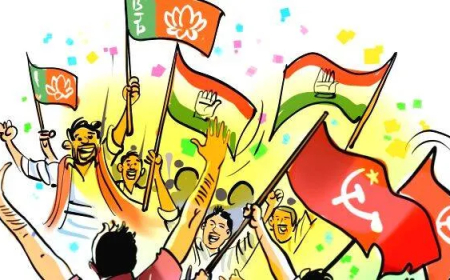 കൊട്ടിക്കലാശത്തോടെ പരസ്യ പ്രചാരണത്തിന് തിരശ്ശീല; പോളിംഗിനായി സംസ്ഥാനത്ത് കാത്തിരിപ്പ്