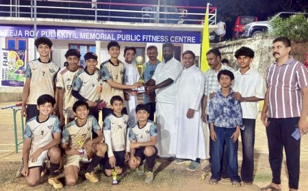 അൽത്താര ബാലന്മാരുടെ ഫുട്ബോൾ മത്സരം: നാങ്കുതോട്ടി സെന്റ് ജോർജ് ടീം ജേതാക്കൾ