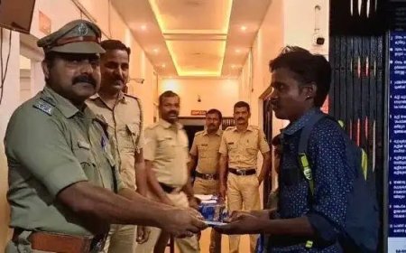 നഷ്ടപ്പെട്ട മൊബൈൽ ഫോണുകൾ വീണ്ടെടുത്തു നൽകി പോലീസ്
