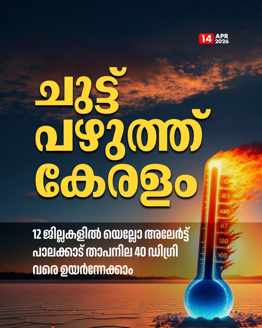 ചുട്ട് പഴുത്ത് കേരളം.. ചൂട് അപകടകരമായ നിലയിൽ..