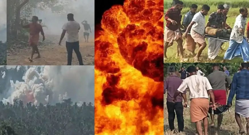 തൃശൂരില്‍ വെടിക്കെട്ട് നിർമ്മാണ കേന്ദ്രത്തില്‍ സ്ഫോടനം : 8 മരണം