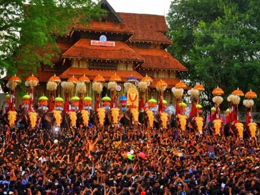 വെടിക്കെട്ടില്ലാതെ തൃശൂർ പൂരം