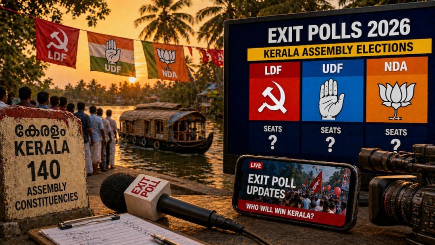 എക്സിറ്റ് പോൾ : യു.ഡി.എഫിന് മുൻതൂക്കം, എൽ.ഡി.എഫ് ആത്മ വിശ്വാസത്തിൽ